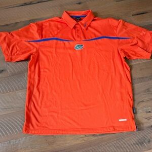Nike Authentic Team Apparel Florida Gators XL Polo Shirt Golf Sphere Dry Retro
